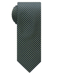 dunkelgrüne bedruckte Krawatte von Eterna