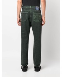 dunkelgrüne bestickte Jeans von Missoni