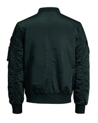 dunkelgrüne Bomberjacke von Jack & Jones