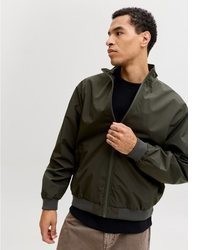 dunkelgrüne Bomberjacke von Jack & Jones
