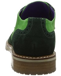 dunkelgrüne Business Schuhe von Sotoalto
