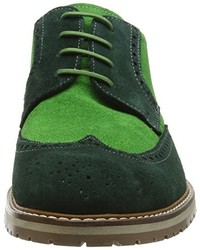dunkelgrüne Business Schuhe von Sotoalto
