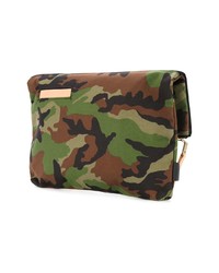dunkelgrüne Camouflage Clutch Handtasche von As2ov