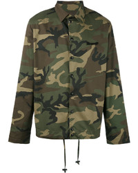 dunkelgrüne Camouflage Jacke von Numero 00