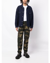 dunkelgrüne Camouflage Jeans von Carhartt WIP