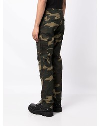 dunkelgrüne Camouflage Jeans von Carhartt WIP