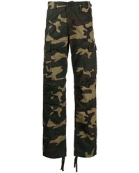 dunkelgrüne Camouflage Jeans von Carhartt WIP
