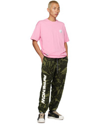 dunkelgrüne Camouflage Jogginghose von AAPE BY A BATHING APE