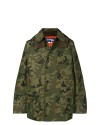 dunkelgrüne Camouflage Militärjacke von Junya Watanabe MAN