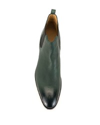 dunkelgrüne Chelsea Boots aus Leder von Bally