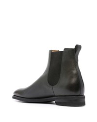 dunkelgrüne Chelsea Boots aus Leder von Bally