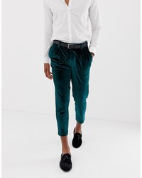 dunkelgrüne Chinohose von ASOS DESIGN