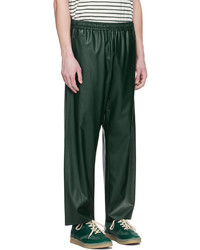 dunkelgrüne Chinohose von MM6 MAISON MARGIELA