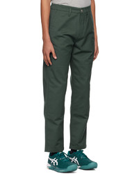 dunkelgrüne Chinohose von Stone Island