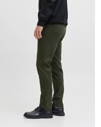 dunkelgrüne Chinohose von Jack & Jones