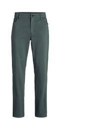 dunkelgrüne Chinohose von John Devin