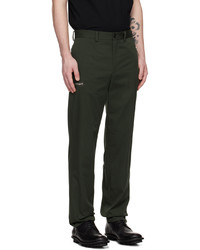 dunkelgrüne Chinohose von Undercover