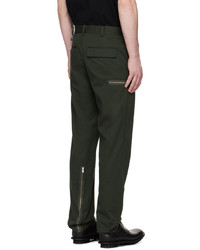 dunkelgrüne Chinohose von Undercover