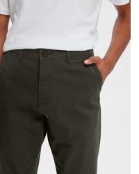 dunkelgrüne Chinohose von Selected