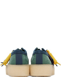 dunkelgrüne Chukka-Stiefel aus Leder von Clarks Originals
