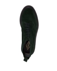 dunkelgrüne Chukka-Stiefel aus Wildleder von Adieu Paris