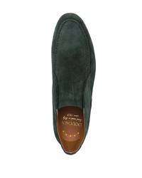 dunkelgrüne Chukka-Stiefel aus Wildleder von Doucal's
