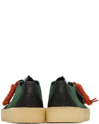 dunkelgrüne Chukka-Stiefel aus Wildleder von Clarks Originals