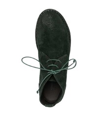 dunkelgrüne Chukka-Stiefel aus Wildleder von Marsèll