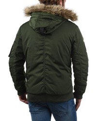 dunkelgrüne Daunenjacke von Jack & Jones