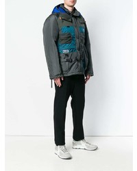 dunkelgrüne Daunenjacke von Junya Watanabe MAN