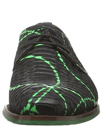 dunkelgrüne Derby Schuhe von Floris van Bommel