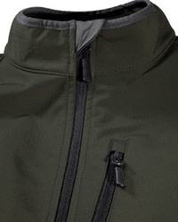 dunkelgrüne Fleece-ärmellose Jacke von Parforce