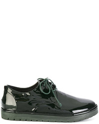 dunkelgrüne Gummi Schuhe von Marsèll