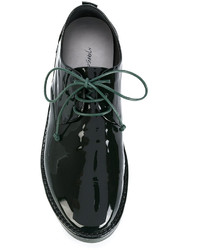 dunkelgrüne Gummi Schuhe von Marsèll
