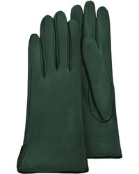 dunkelgrüne Handschuhe