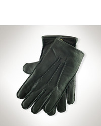 dunkelgrüne Handschuhe