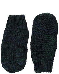 dunkelgrüne Handschuhe von Lee