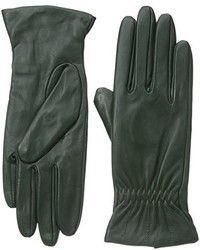 dunkelgrüne Handschuhe von Nümph