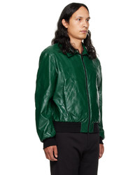 dunkelgrüne Harrington-Jacke von Recto