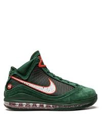 dunkelgrüne hohe Sneakers von Nike