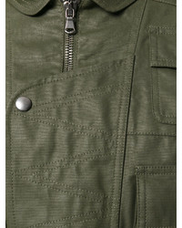dunkelgrüne Jacke von Moschino