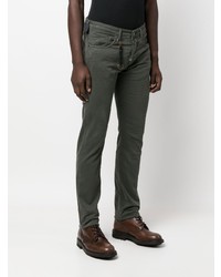 dunkelgrüne Jeans von Incotex