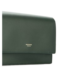 dunkelgrüne Leder Bauchtasche von Rochas