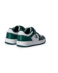 dunkelgrüne Leder niedrige Sneakers von Champion