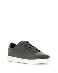 dunkelgrüne Leder niedrige Sneakers von Bally