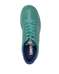 dunkelgrüne Leder niedrige Sneakers von Camper