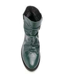 dunkelgrüne Leder Stiefeletten von Fiorentini+Baker