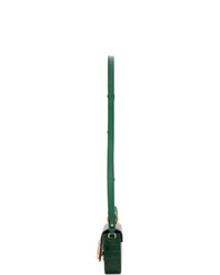 dunkelgrüne Leder Umhängetasche von Chloé