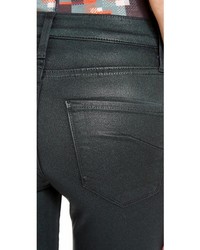 dunkelgrüne Lederleggings von James Jeans