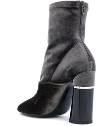 dunkelgrüne Lederstiefel von 3.1 Phillip Lim